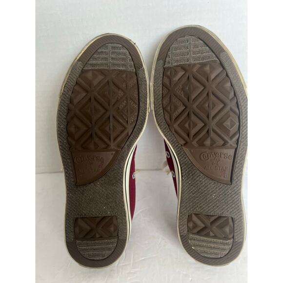 Converse Chuck Taylor All Star Low Top Red/Cream Athletic Sneaker Shoes M6 W8 - Picture 9 of 9